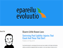 Tablet Screenshot of epareiluevoluutio.com